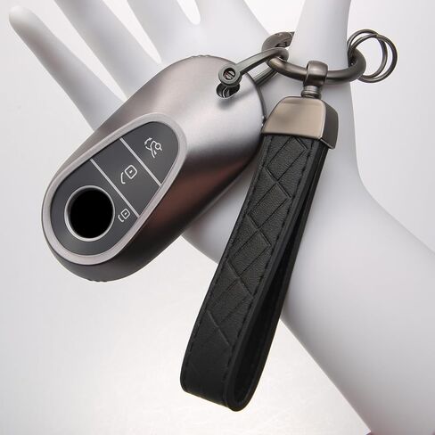 Compatible with Mercedes Benz Key Fob Cover Fits 2021 2022 2023 2024 2025 E/C/S-Class EQE/EQS/GLC/Maybach 300/350/400/450/500/560/600/680/63/53 Accessories TPU Case in Saudi Arabia