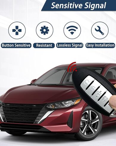 غطاء غطاء مفتاح فوب 5 أزرار مناسب لإنفينيتي Q50 Q60 QX60 2016-2019 نيسان ألتيما ماكسيما 2013-2018 حافظة مفاتيح متوافقة مع KR5S180144014 KR5S180144210 in Kuwait