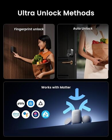 مجموعة ملحقات SwitchBot Lock Ultra لقفل Jimmy Proof & Mortise، سهل التركيب in Kuwait