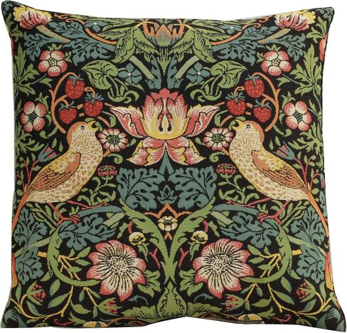 Charlotte Home Furnishings Throw Pillow Covers Decorative Boho Pillow Covers for Couch Living Room Blue Tree Square Pillow Cases 18x18 in European Cotton Jacquard Woven for Cozy Bedroom Decor in Saudi Arabia