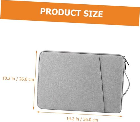 Laptop Sleeve Protective Cover 13.3 Inch Polyester Laptop Bag Pocket for Ultrabook Pro Lightweight for Travel and Office Use in Saudi Arabia
