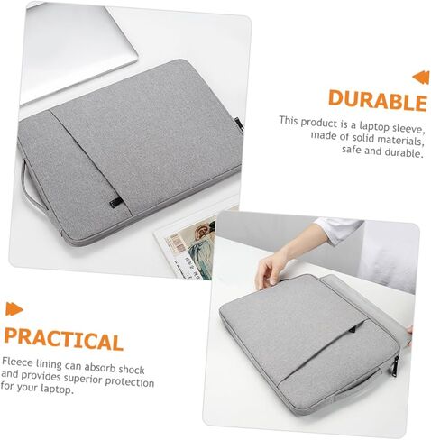 Laptop Sleeve Protective Cover 13.3 Inch Polyester Laptop Bag Pocket for Ultrabook Pro Lightweight for Travel and Office Use in Saudi Arabia