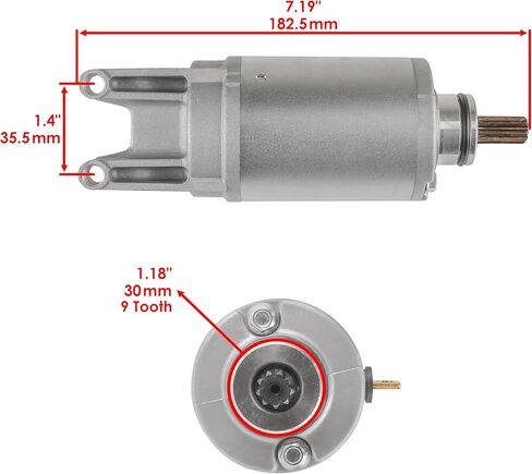 Caltric Starter Compatible With Suzuki Gsx-600F Gsx600F Katana 600 1998 1999 2000 2001 2002 2003 2004 2005 2006 in Saudi Arabia