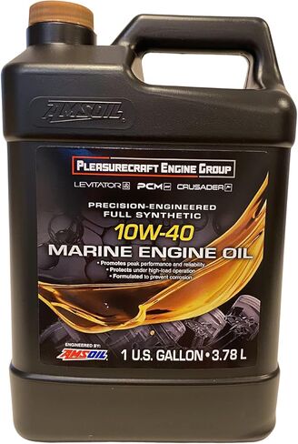 Pleasurecraft 10W-40 Full Syntheic Marine Engine Oil, 1 Gallon in Saudi Arabia