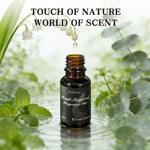 زيت عطري ناشر للمنزل: مستوحى من فنادق الخمس نجوم - زيت عطري فاخر RA156 لموزع الروائح بالموجات فوق الصوتية وبدون ماء - 20 مل .68 أونصة سائلة in Kuwait