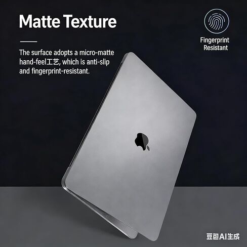 4-in-1 Clear Full Body Protector for MacBook Pro 13.3 Inch Model A1706 A1708 Anti-Scratch Thin Skin Cover in Saudi Arabia