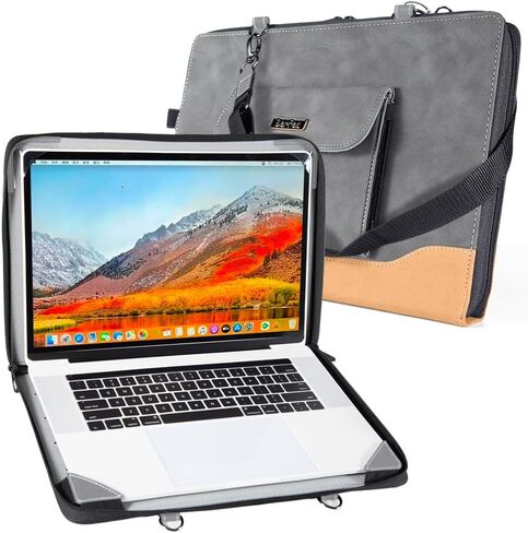 Protective Case Cover for Dell 16 Laptop DC16256 DC16251 DC16250, 16 Plus Laptop DB16250 DB16255 DB06250 16" Notebook PC Carry Case Sleeve with Bracket, Zipper, Shoulder Straps in Saudi Arabia