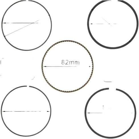 88mm Cylinder Piston Ring Set 13010-ZF6-003 Compatible With GX390 GXV390 GX 390 13HP Motor Gas Engine in Kuwait
