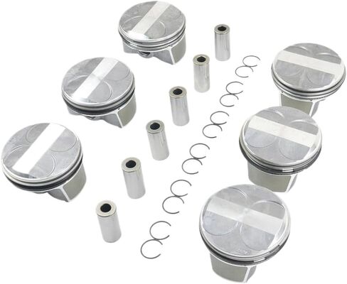 6pcs Piston Rings Set 2720303717 2720304017 A2720301018 Compatible With E CLASS M272 CL203 S204 W211 S211 W212 W203 S203 W204 in Kuwait