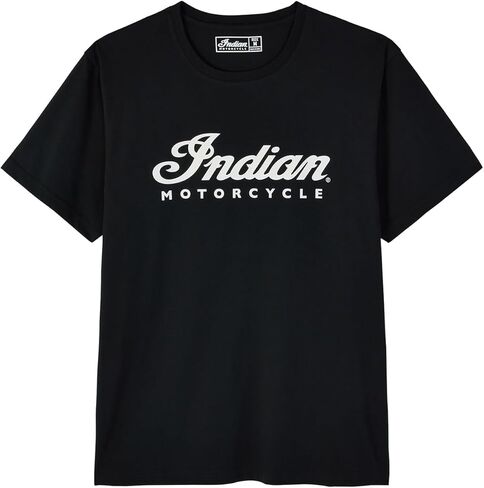Indian Motorcycle Men's Essential Script Logo T-Shirt, Black - 2865600 in Saudi Arabia