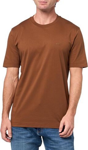 BOSS Men's Small Logo Cotton Crewneck T-Shirt in Kuwait