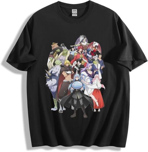 تي شيرت رسمي من الرسوم المتحركة That Time I Got Reincarnated as a Slime وRimuru Tempest وFederation Characters Graphic Tee in Saudi Arabia