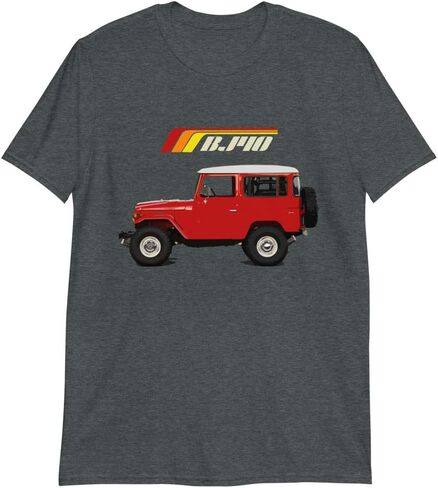 1978 Red BJ40 FJ40 Land Cruiser Off Road SUV Short-Sleeve Unisex T-Shirt in Saudi Arabia