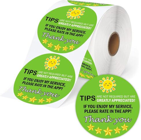 Star Review Delivery Labels Freshness Label Thank You for Your Order Stickers 200 Pcs Food Delivery Tamper Evident Food Package Stickers for Bags Grocery Shopper Accessories(3 inch red circular shape) in Saudi Arabia