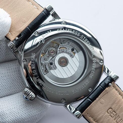 Sugess MoonPhase Master 40mm SU2108SZ ST2108 High Beat 28,800 Bph أوتوماتيكية ميكانيكية للرجال ساعة معصم النورس 1963 in Kuwait