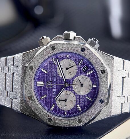 Men's Luxury DA Royalty Watches Chronograph 316 Stainless Steel, Green Dial, Japanese Movement, AP Style Men's Watch. in Kuwait