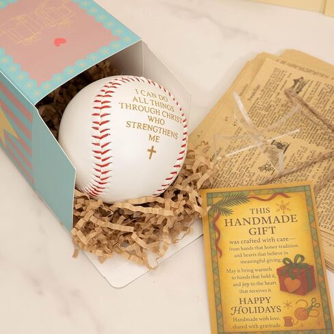 هدايا البيسبول المسيحية - فيلبي 4:13 البيسبول الكتابي للرجال والنساء والأولاد والبنات - ديكور غرفة الإيمان، مسكن جامعي - هدية عيد الميلاد وعيد الفصح، ديكور حفلات البيسبول in Kuwait