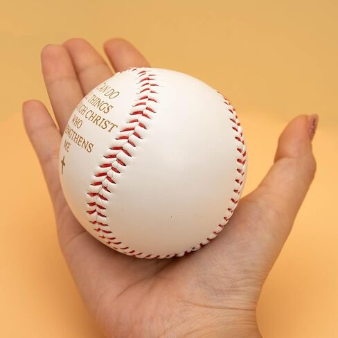 هدايا البيسبول المسيحية - فيلبي 4:13 البيسبول الكتابي للرجال والنساء والأولاد والبنات - ديكور غرفة الإيمان، مسكن جامعي - هدية عيد الميلاد وعيد الفصح، ديكور حفلات البيسبول in Kuwait