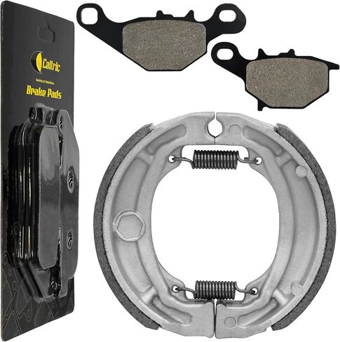 Caltric Front Brake Pads and Rear Brake Shoes Compatible with Suzuki DR-Z125L DRZ125L 2003-2019 in Saudi Arabia