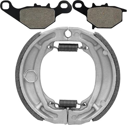 Caltric Front Brake Pads and Rear Brake Shoes Compatible with Suzuki DR-Z125L DRZ125L 2003-2019 in Saudi Arabia