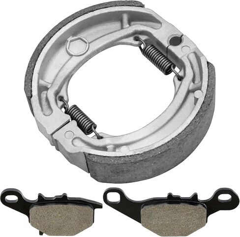 Caltric Front Brake Pads and Rear Brake Shoes Compatible with Suzuki DR-Z125L DRZ125L 2003-2019 in Saudi Arabia