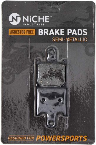 NICHE Brake Pad Set for Kawasaki Ninja ZX6R ZX14R Z1000 Concours 14 43082-0122 Front Semi-Metallic 2 Pack in Saudi Arabia