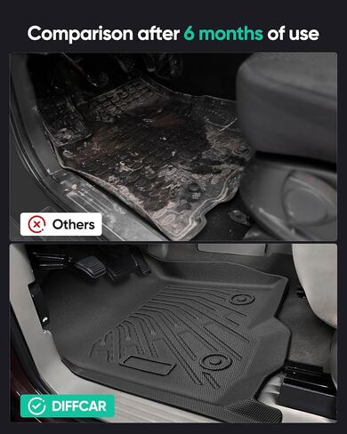 Floor Mats for Chevy Silverado Sierra: 1999-2007 Extended Cab (2007 Classic Only), All Weather Car Accessories Rubber Truck Floor Liners for Chevrolet Silverado & for GMC Sierra 1500 2500 3500 (3PCS) in Kuwait