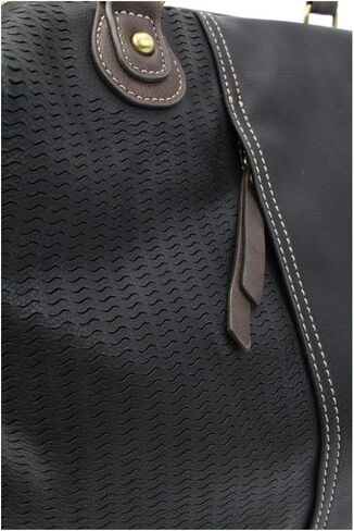 CHALA Laser Cut Crossbody Shoulder bag Tote Bag with adjustable Strap Black (Cat) in Saudi Arabia