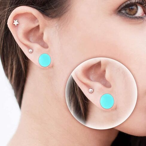 Beautidots 32pcs/54pcs Silicone Ear Tunnels and Plugs Double Flared Soft Flexible Gauges Piercings 2g-5/8 in Kuwait