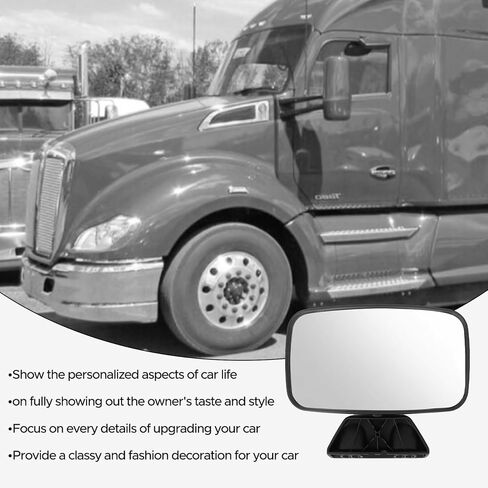 مرآة نقطة النظر للأسفل فوق الباب متوافقة مع Peterbilt 579 & Kenworth T680 W/O حشية in Kuwait