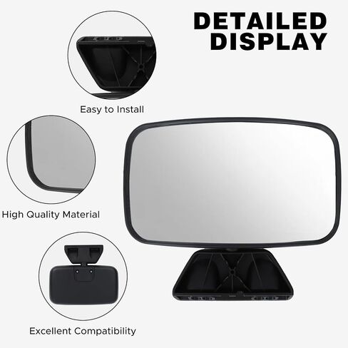 مرآة نقطة النظر للأسفل فوق الباب متوافقة مع Peterbilt 579 & Kenworth T680 W/O حشية in Kuwait