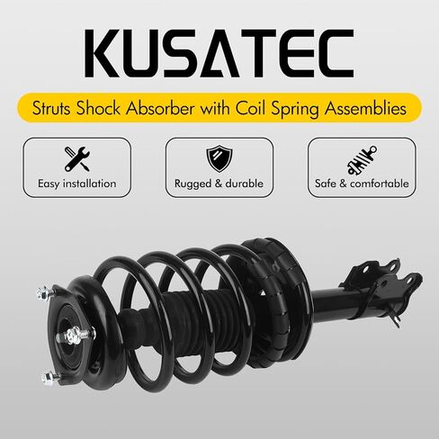 زوج أمامي من KUSATEC دعامات كاملة لامتصاص الصدمات يناسب 2002-2006 Nissan Sentra، 172106 172105 دعامات مع مجموعات زنبركية ملفوفة in Saudi Arabia