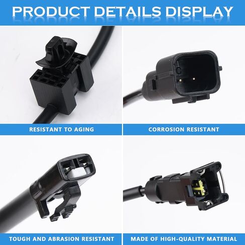 4PC ABS Wheel Speed Sensor Fit for Soul EV 2014-2019,Driver and Passenger Side Turn Signal and Back Up Wiring,Front and Rear Replaces #95671B2050 91920B2000 91920B2100 in Kuwait