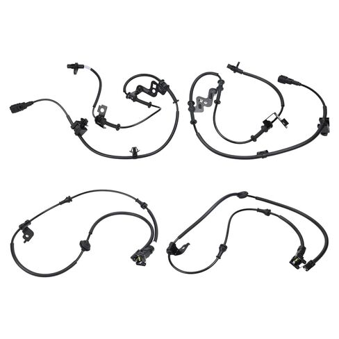 4PC ABS Wheel Speed Sensor Fit for Soul EV 2014-2019,Driver and Passenger Side Turn Signal and Back Up Wiring,Front and Rear Replaces #95671B2050 91920B2000 91920B2100 in Kuwait