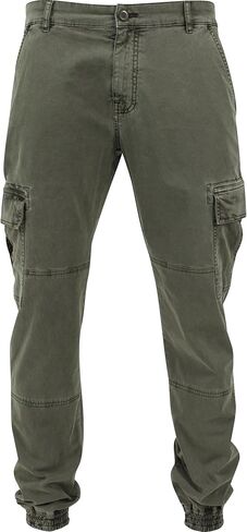 Urban Classics Washed Cargo Twill Jogging Pants Streetwear Pantalone Tuta Uomo in Saudi Arabia