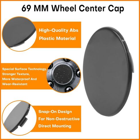69mm 2.71in Wheel Center Caps for BBS 56.24.078 Set 4pcs Black (Outer:2.71in, Inner:1.91in) 56.24.078/56.24.080/09.24.029/09.24.030/09.24.036/09.23.221 in Saudi Arabia