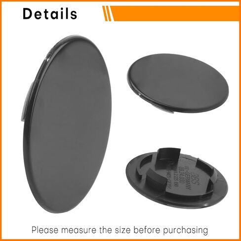 69mm 2.71in Wheel Center Caps for BBS 56.24.078 Set 4pcs Black (Outer:2.71in, Inner:1.91in) 56.24.078/56.24.080/09.24.029/09.24.030/09.24.036/09.23.221 in Saudi Arabia