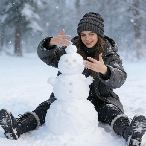 3 Pcs Satin Lined Beanie Hats for Women, Slouchy Winter Skull Cap with Paisley Pattern Silk Lining Cable Knit Snow Hat in Kuwait