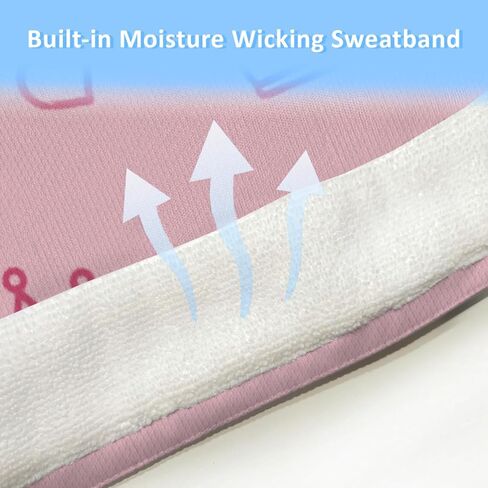 Scrub Caps Women Ponytail, Adjustable Surgical Caps with Buttons and Sweatband, Bouffant Hat with Hair Scrunchy, Nurse Hat, Working Cap, Princess Crown Print Pink Kawaii Cartoon Lovely Cute in Saudi Arabia