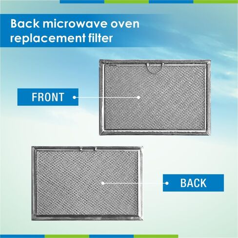 Microwave Filter,Filters for Kitchen Oven,Microwave Aluminum Grease Filter Replacement Fit for GE Model WB06X10608 Size Is 7"x 5" Inches,Two Pack MAF-01 in Saudi Arabia
