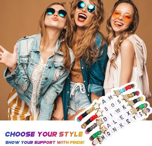AICase for Arctic Monkeys Merch Gifts Inspired Bracelets 5 Pcs Stackable Stretch Beaded Friendship Bracelets Concert Outfit Vinyl Poster Sticker Merchandise Gifts for Fans Women Birthday Christmas in Saudi Arabia