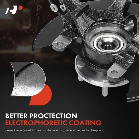 A-Premium Front Right Steering Knuckle & Wheel Bearing Hub Assembly Fit for Honda Accord 1998-2002, L4 2.3L Engine Only, Passenger Side in Saudi Arabia