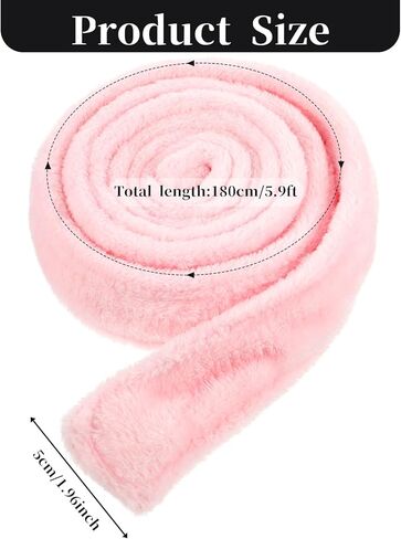 Robe Belt Replacement, 180cm/5.9ft Flannel Robe Tie, 1Pcs Pink Unisex Belt for Hotel & Home Bathrobes in Kuwait
