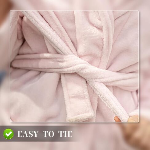 Robe Belt Replacement, 180cm/5.9ft Flannel Robe Tie, 1Pcs Pink Unisex Belt for Hotel & Home Bathrobes in Kuwait