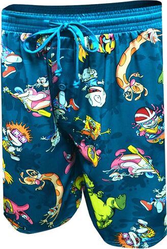 Briefly Stated Mens Nickelodeon Classic 90's Gangs All Here Long Sleep Short in Kuwait