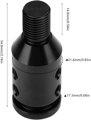 Knobs Shift Knob Adapter Kit, Universal Aluminum Non Threaded Shift Knob Adapter for 12x1.25 in Saudi Arabia