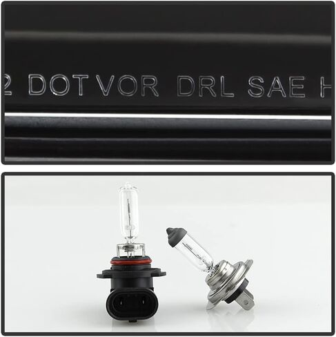 ACANII - لـ [نمط جهاز العرض] 2013-2018 دودج رام 1500 2500 3500 أبيض LED DRL ومجموعة المصابيح الأمامية للإشارة in Saudi Arabia