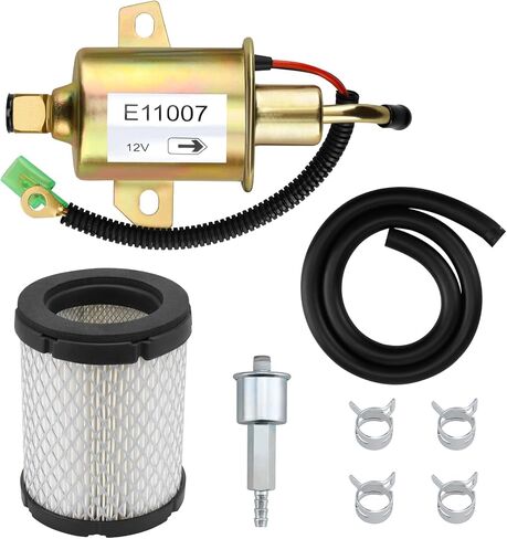 149-2311 Fuel Pump E11007 A029F889 with 149-2457 Fuel Filter TuneUp Kit for Onan RV Cummins Generator 3600 4000 4KW Microlite MicroQuiet Generators Camp Power KYD with 1403280 Air Filter and Fuel Line in Saudi Arabia
