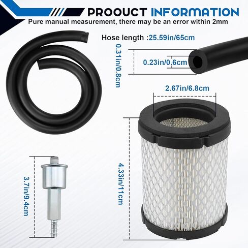 149-2311 Fuel Pump E11007 A029F889 with 149-2457 Fuel Filter TuneUp Kit for Onan RV Cummins Generator 3600 4000 4KW Microlite MicroQuiet Generators Camp Power KYD with 1403280 Air Filter and Fuel Line in Saudi Arabia
