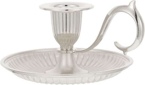 Retro Candlestick Holder with Handle Vintage Zinc Alloy Taper Candle Holder for Home Decoration, 4.5 X 4.5 X 2.6 Inches in Saudi Arabia